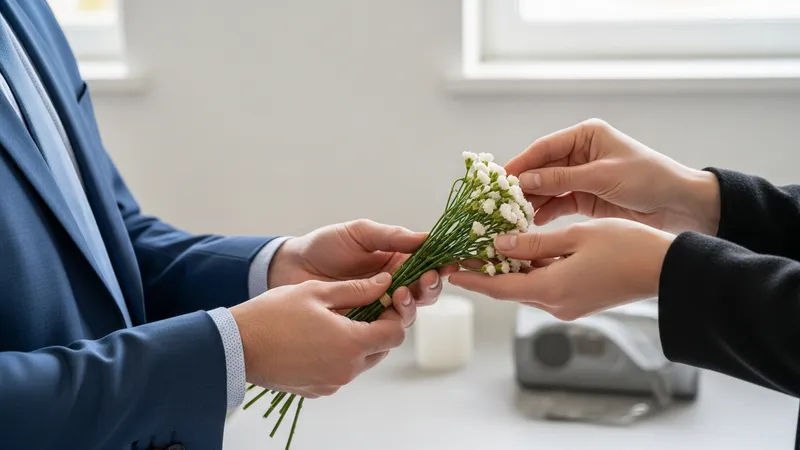 Plante verte en pot offerte lors d'un deuil